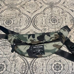 True Religion Camo Fanny pack